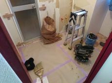 　肌触りのいい畳。夏でもべとつかず、さらりとした足ざわり、汚れにくい素材のものもあります